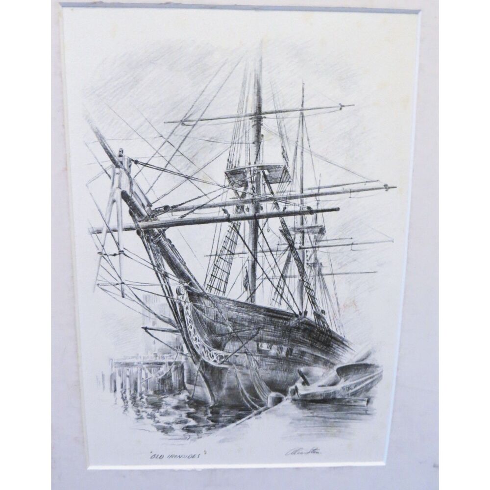 USS Constitution, famously known by its nickname Old Ironsides Unframed Print